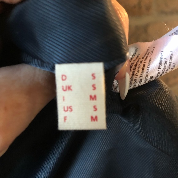 ESPIRT | Blue teal water fall wool light jacket - Picture 8 of 15